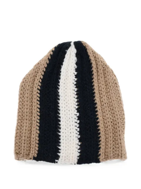 DSQUARED2 striped-pattern beanie hat