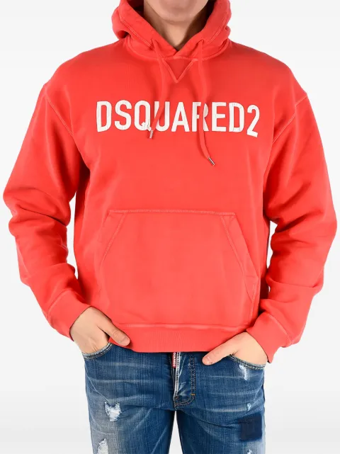 DSQUARED2 sudadera con capucha y estampado gráfico