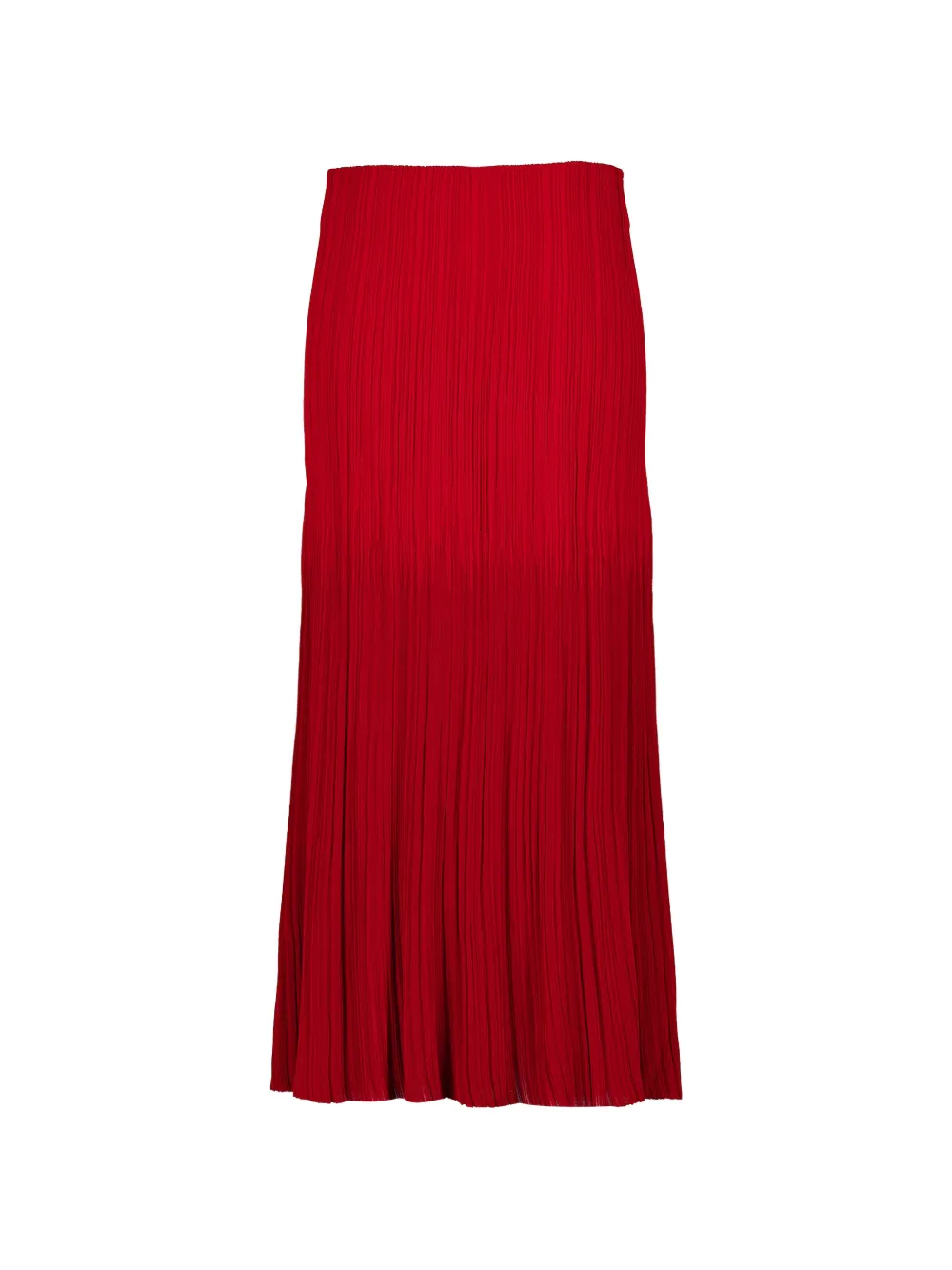 Balmain pleated midi skirt - Rot