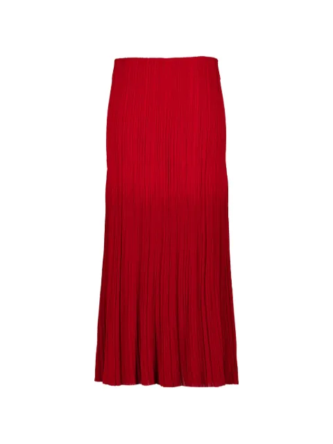 Balmain pleated midi skirt