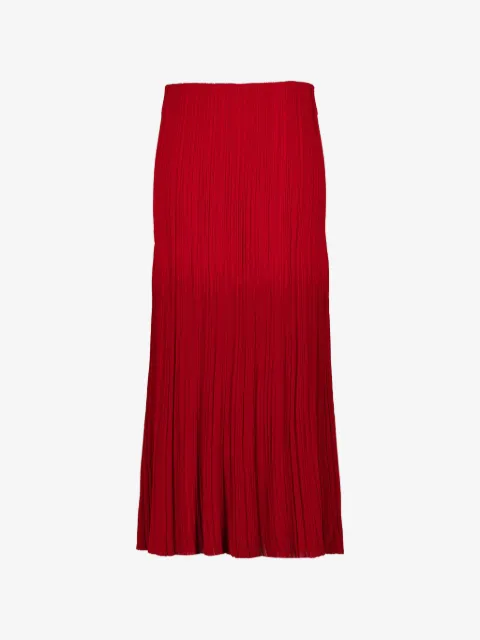 Balmain pleated midi skirt