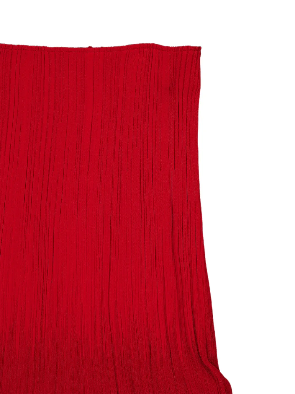 Balmain Midi-plooirok Rood