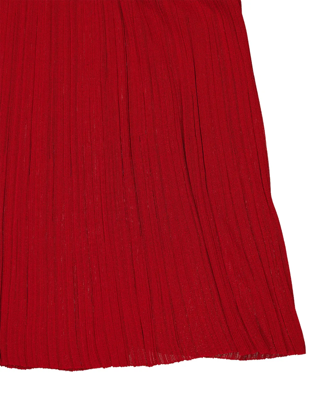 Balmain Midi-plooirok Rood