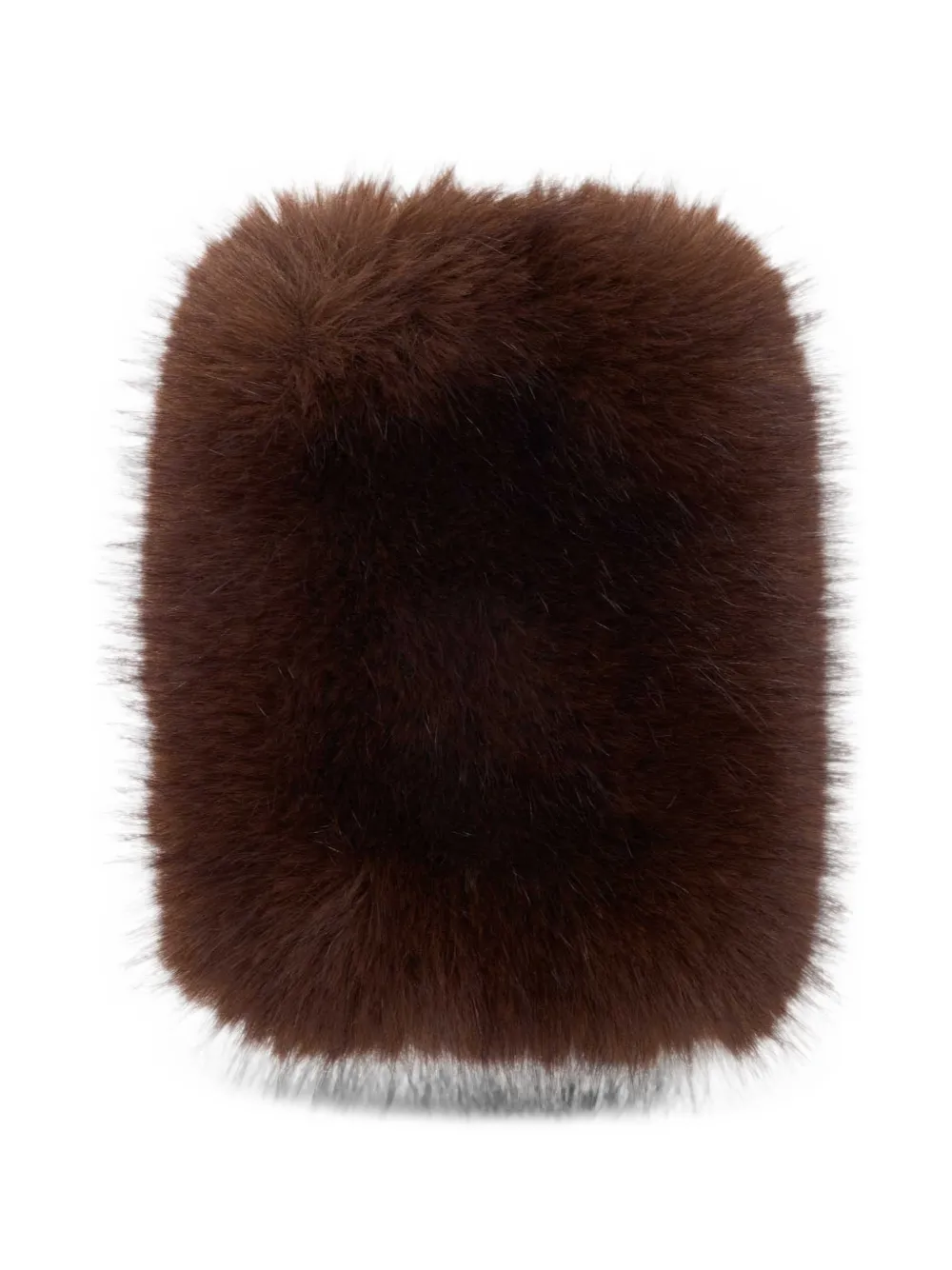 Maje faux-fur gloves Bruin