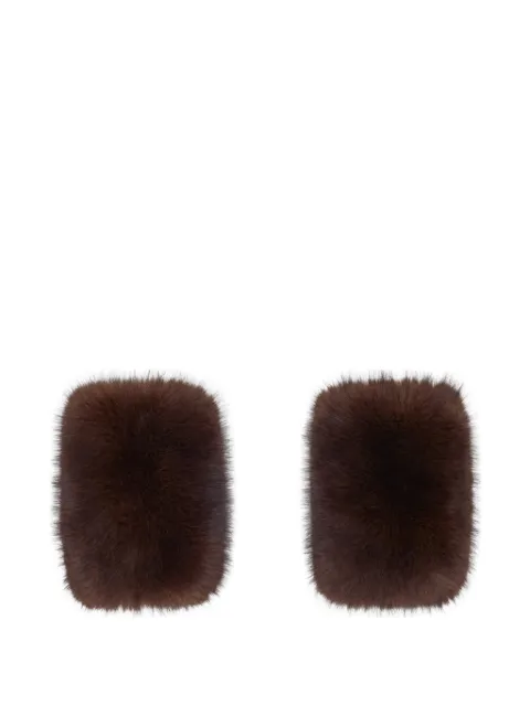 Maje faux-fur gloves