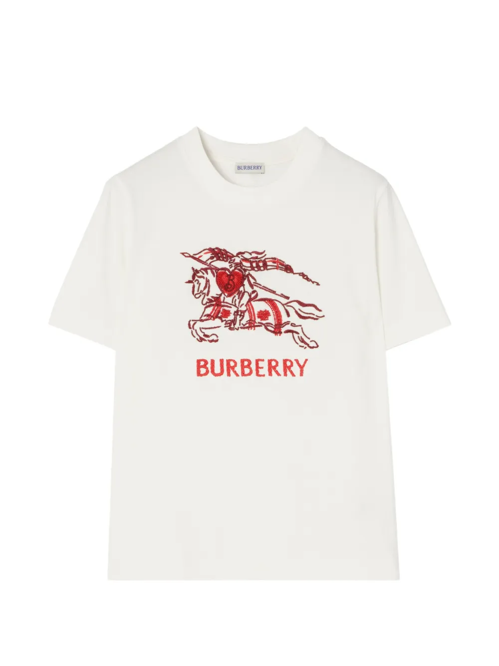 Burberry Heart Knight cotton T-shirt - Nude