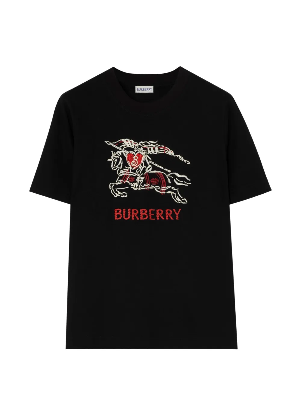Burberry Heart Knight cotton T-shirt - Nero