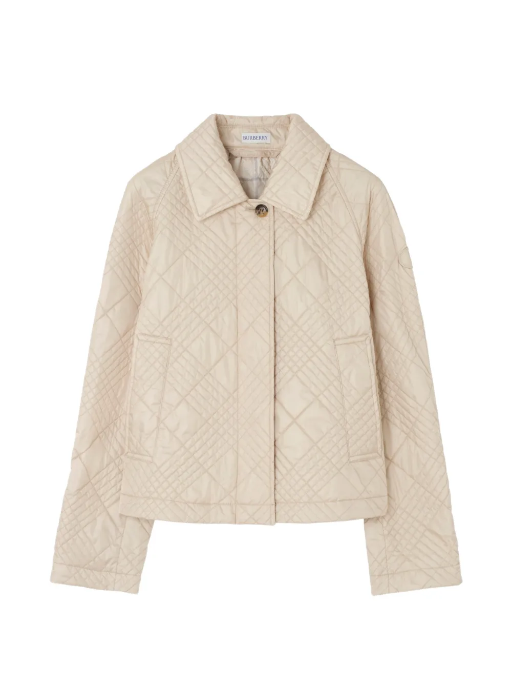 Burberry quilted nylon Tiffield jacket - Nude