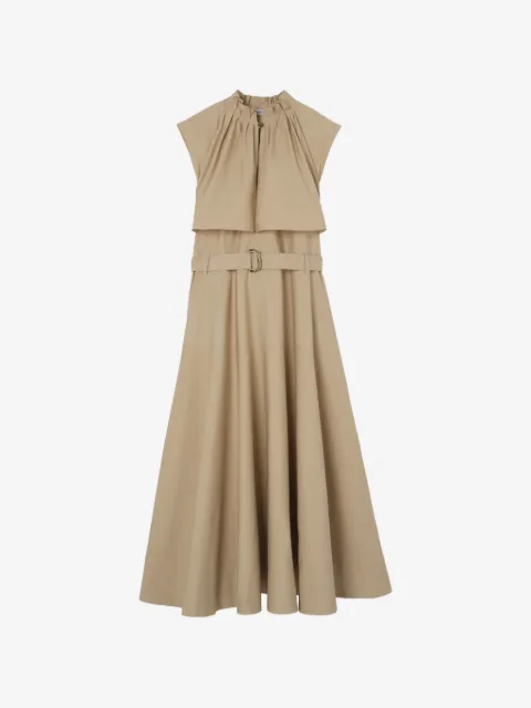 Burberry cotton poplin midi dress