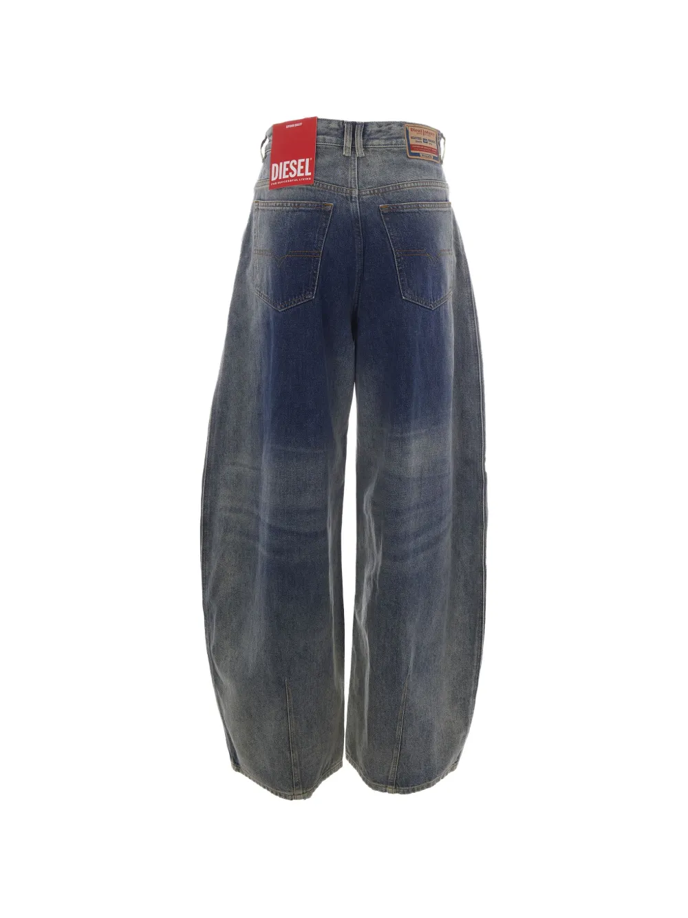Diesel 1987 D-Khelz high-waist jeans Blauw