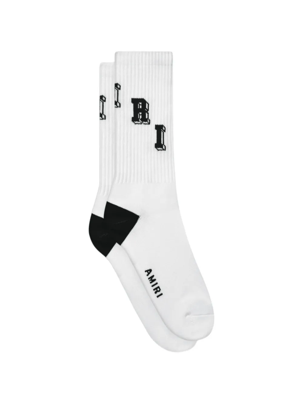 AMIRI collegiate tube socks - Bianco