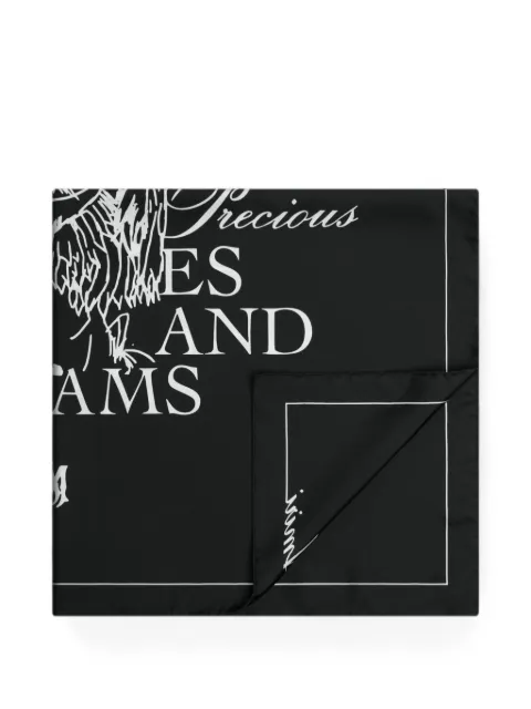 AMIRI Paris Show scarf