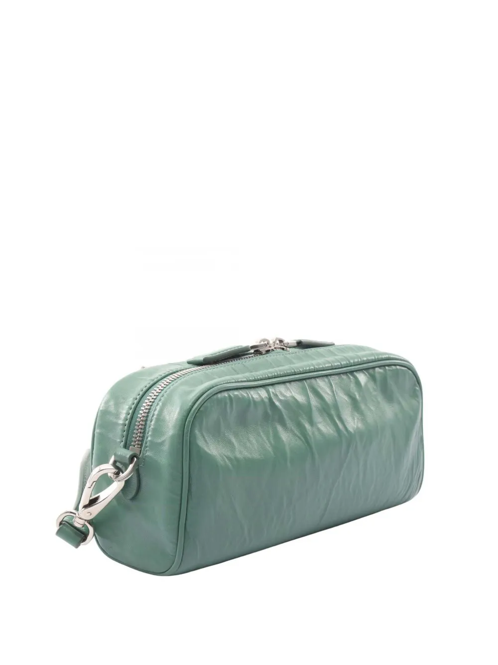 Prada Pre-Owned 2026 Nappa Antique Multi Pocket crossbody bag - Grün
