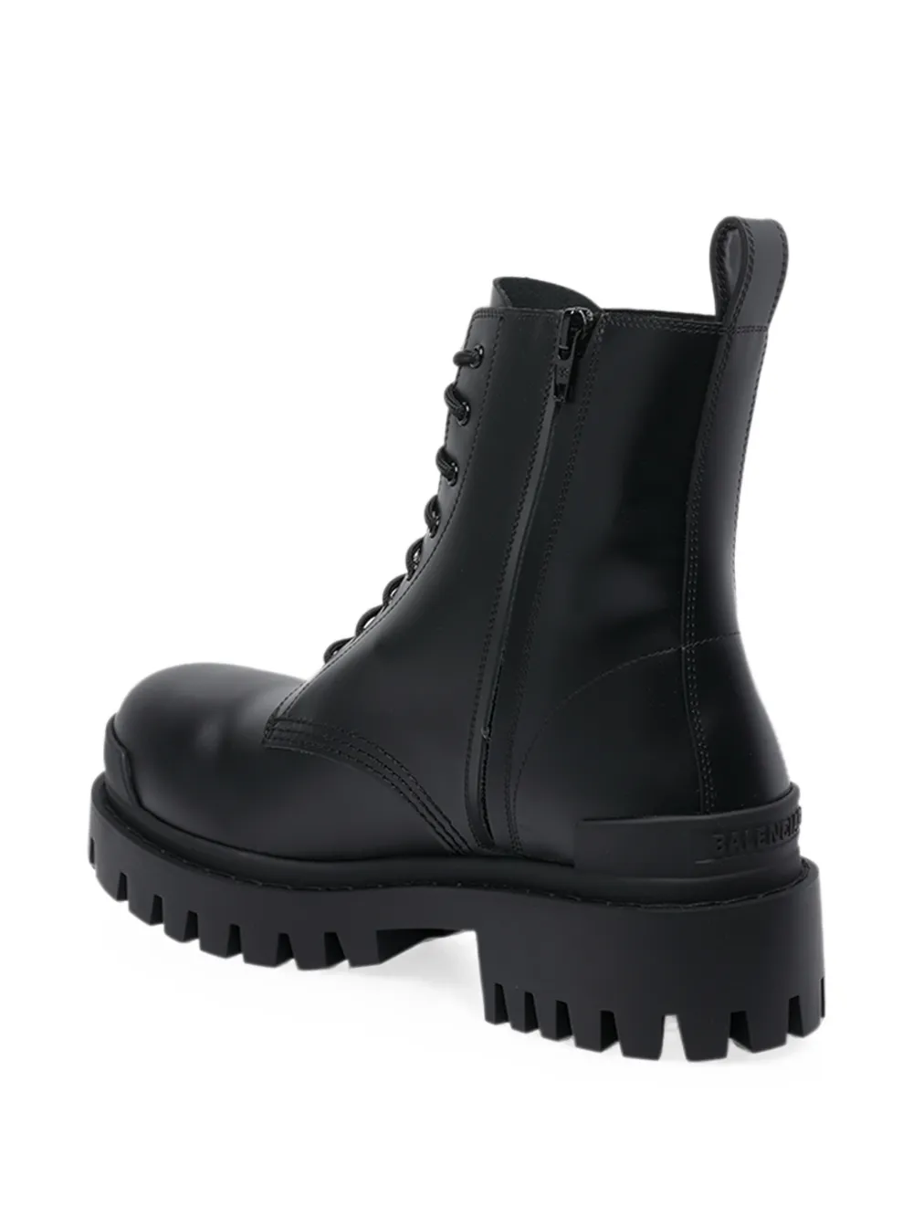 Balenciaga Strike lace-up ankle boots Zwart