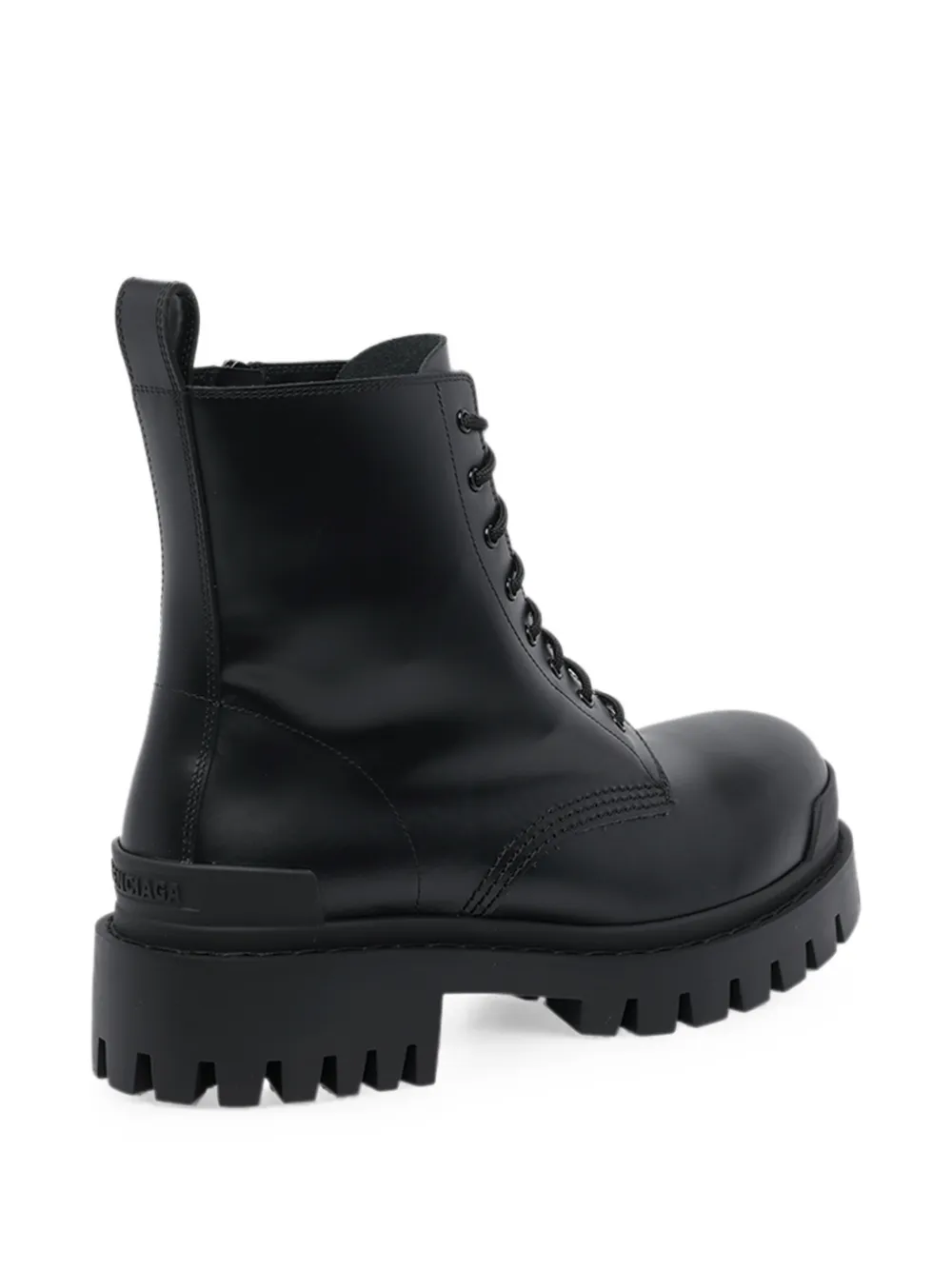 Balenciaga Strike lace-up ankle boots Zwart