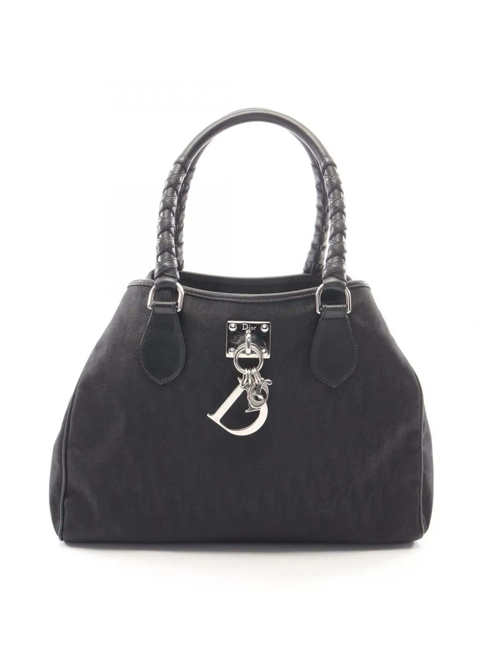 Christian Dior Pre-Owned 2000-2010 Diorissimo Trotter Canvas Lovely handbag - Black