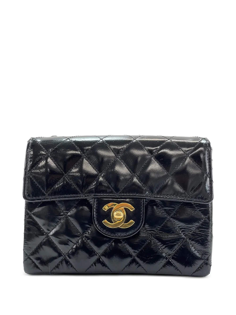 CHANEL Pre-Owned 1986-1988 Matelassé mini crossbody bag - Nero