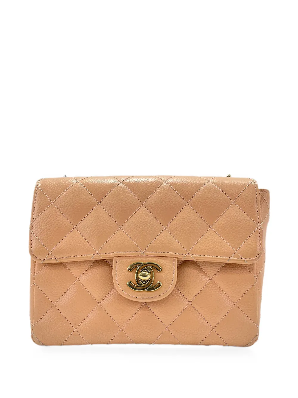 CHANEL Pre-Owned 2002-2003 Mini Matelassé shoulder bag - Neutrals
