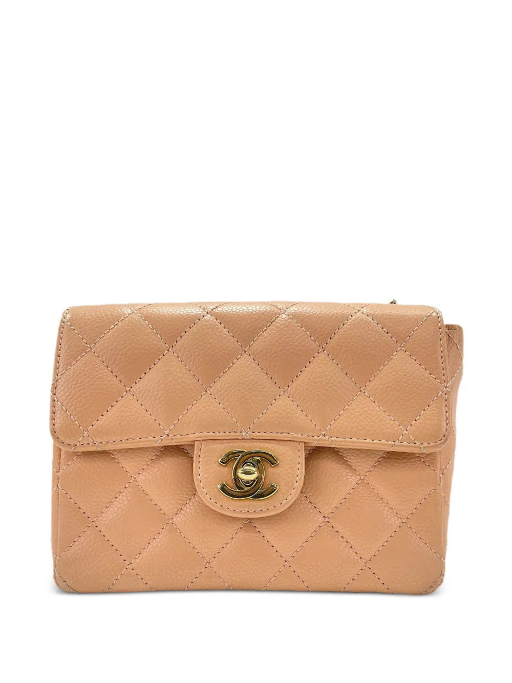 CHANEL Pre-Owned 2002-2003 Mini Matelassé shoulder bag - Toni neutri