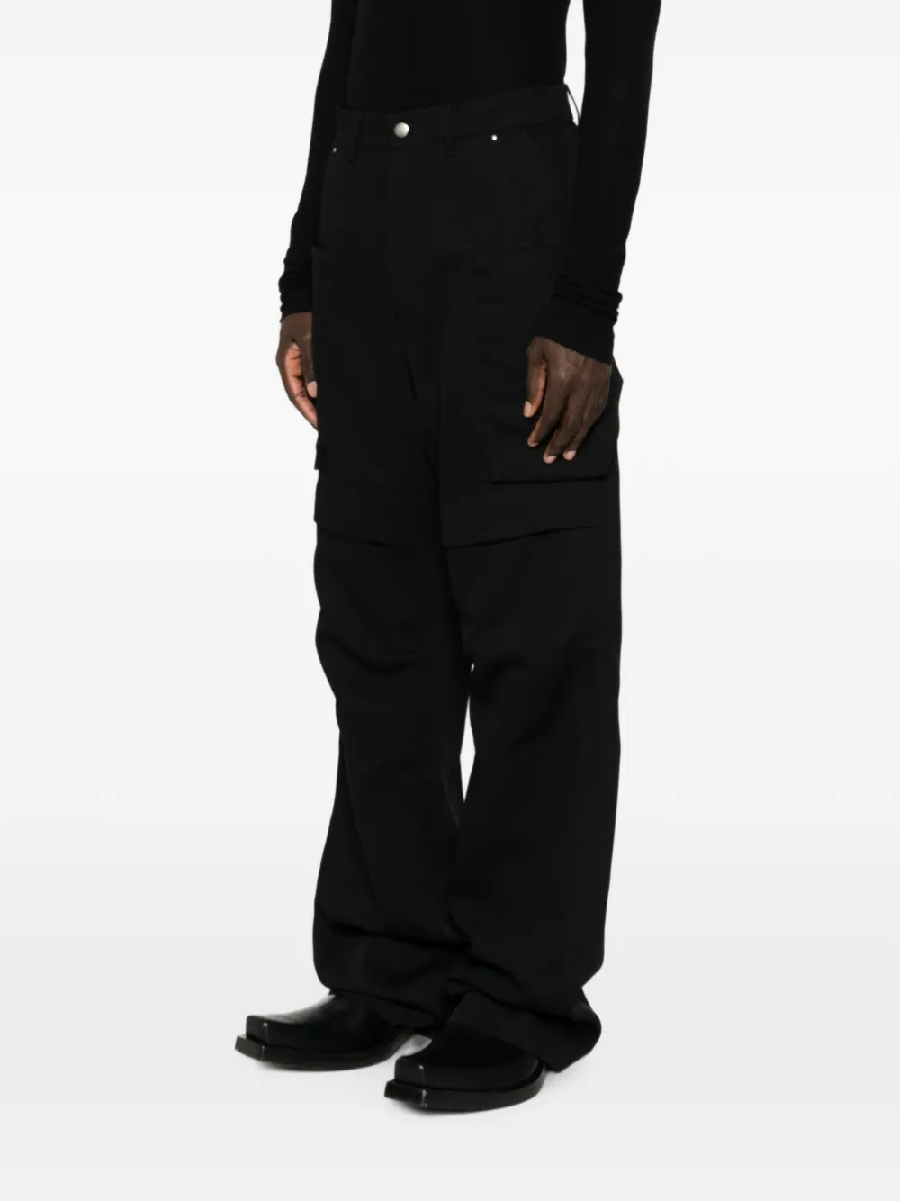 Rick Owens Broek met riemlussen Zwart