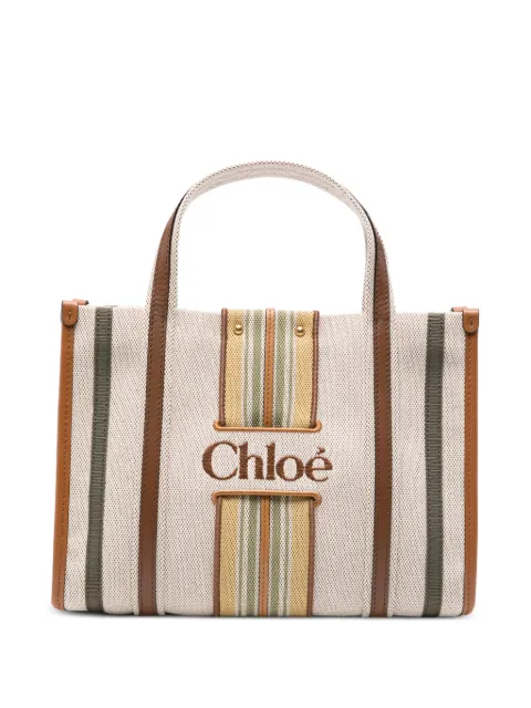 Chloé small Woody Loop printed tote bag