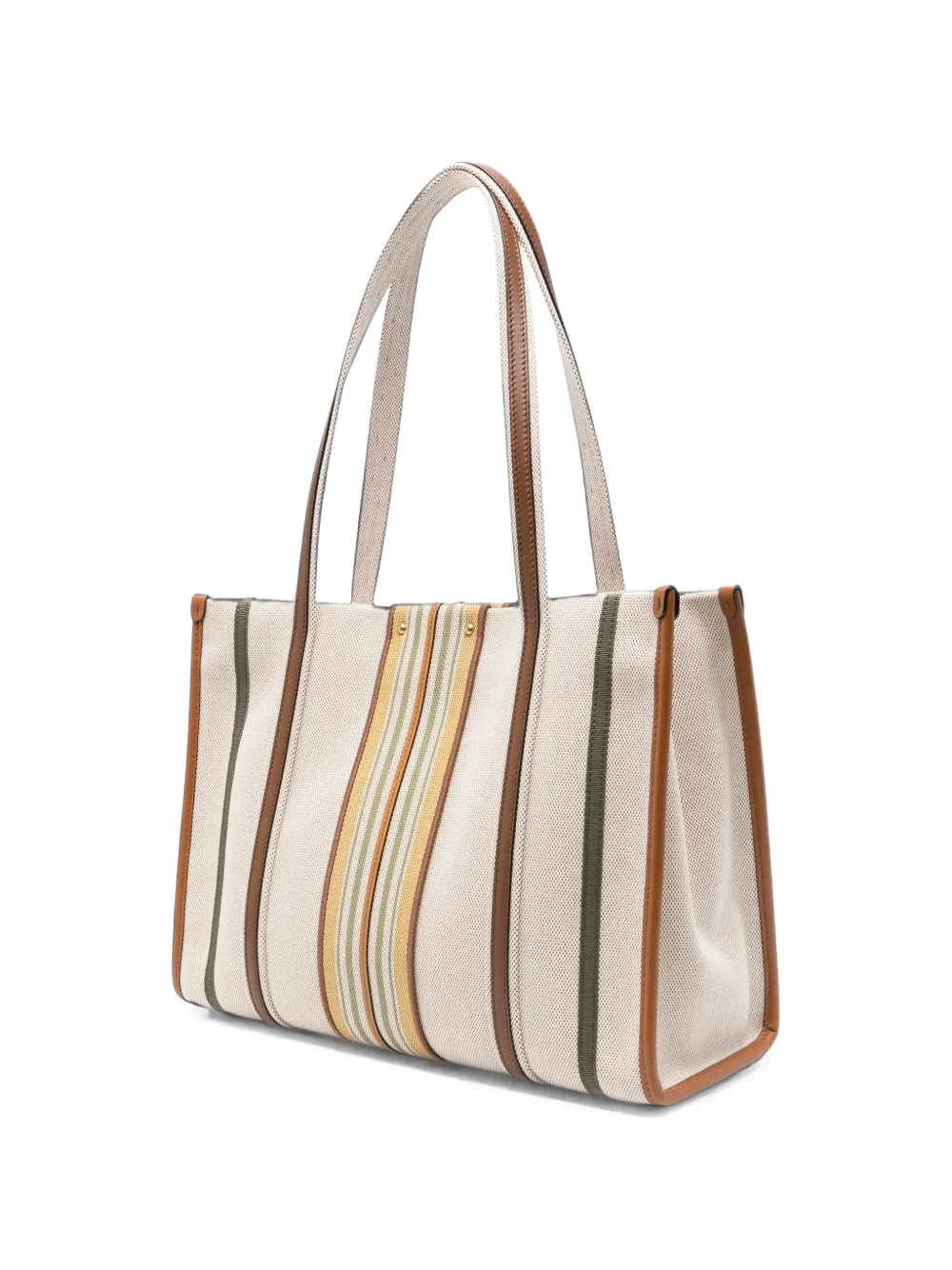 Chloé Woody Loop printed tote bag Beige