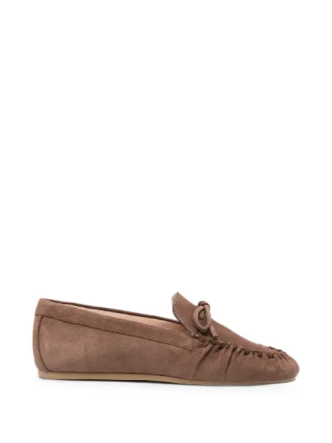 Stuart Weitzman bow-embellishment loafers