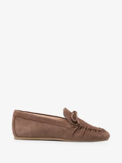 Stuart Weitzman bow-embellishment loafers
