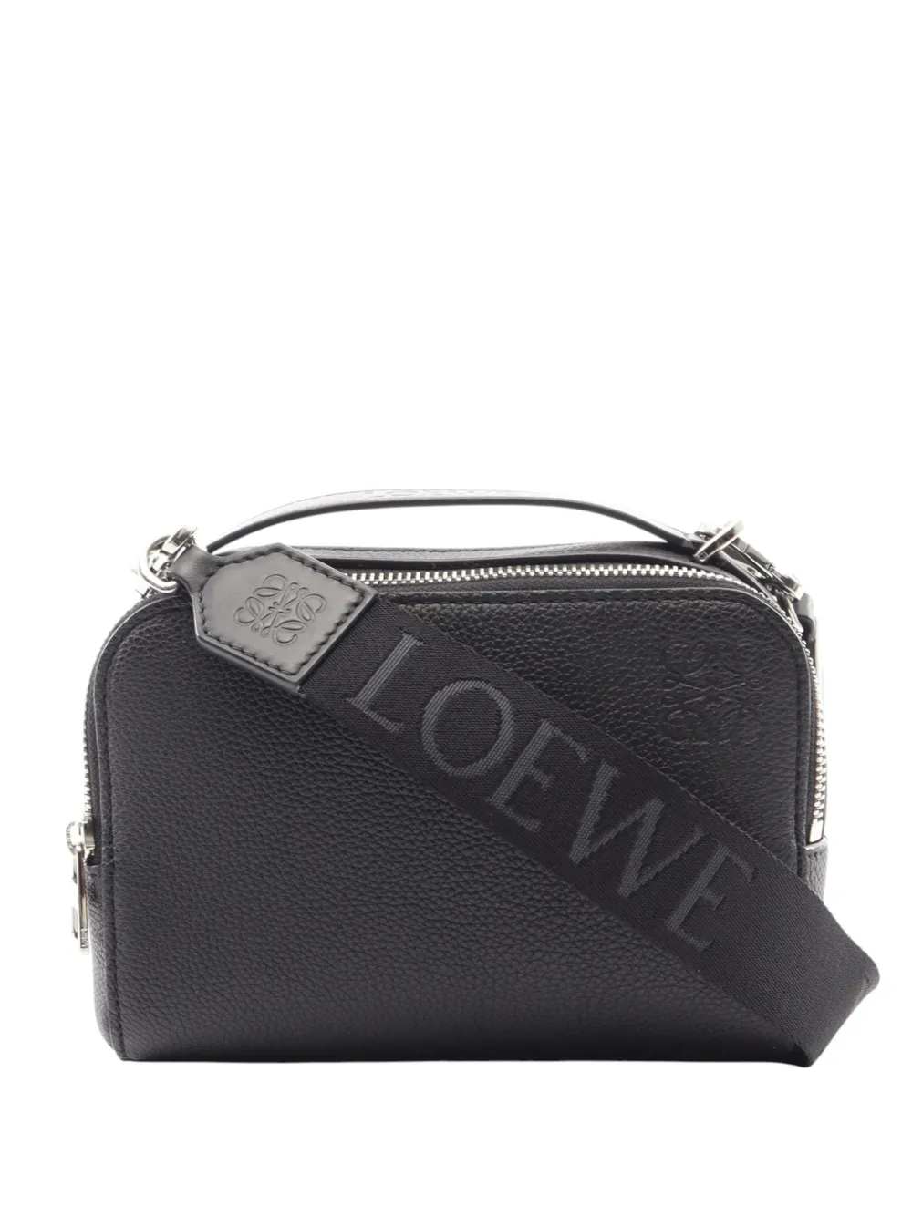 Loewe Pre-Owned 2023-2026 Mini Soft Grained Calfskin Camera Bag satchel - Black