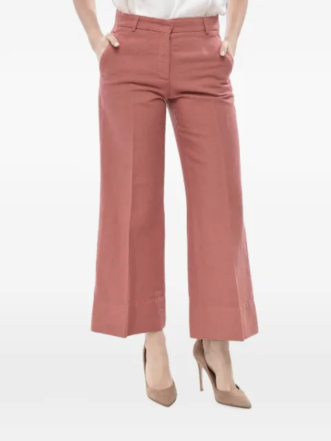 QL2 cropped tailored trousers