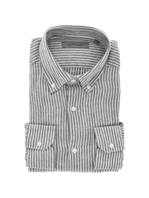 Corneliani striped button-down shirt