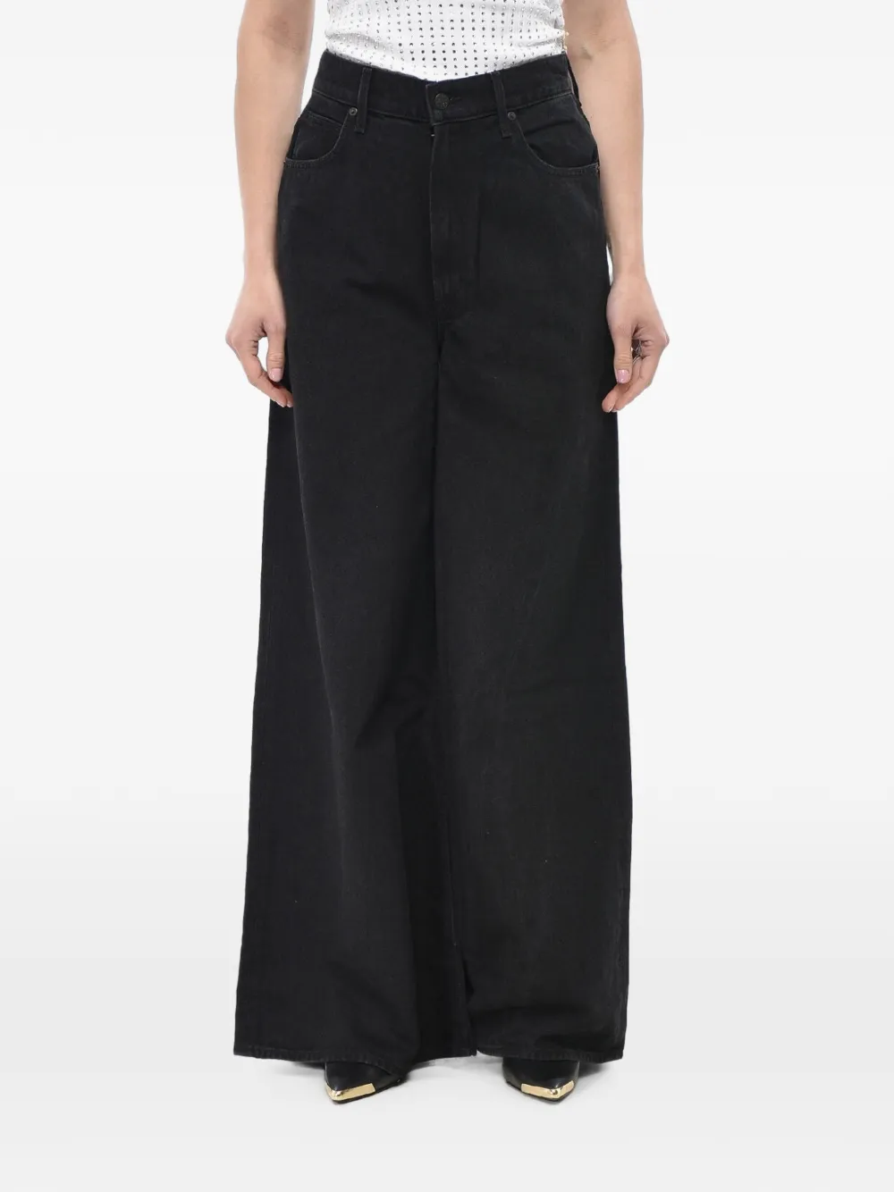 MOTHER SNACKS wide-leg jeans · 30