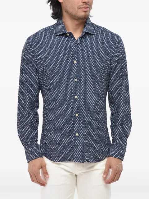 Alessandro Gherardi patterned-fabric French-collar shirt