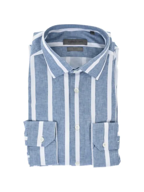 Corneliani striped slim-fit shirt