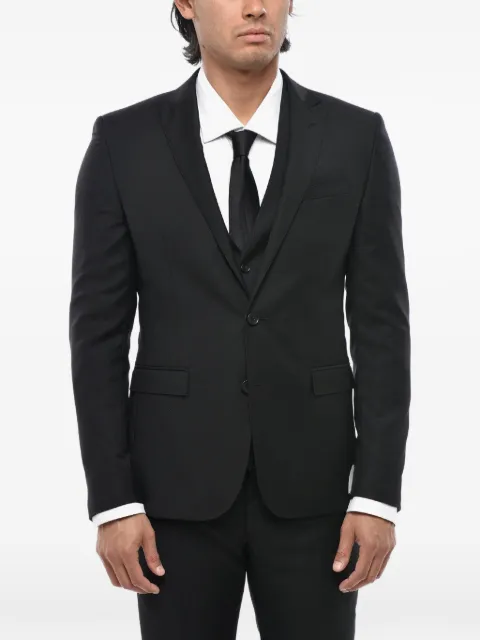 Corneliani peak-lapel single-breasted jacket 