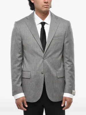 Corneliani ディストリクト チェック ジャケット | グレー | FARFETCH JP