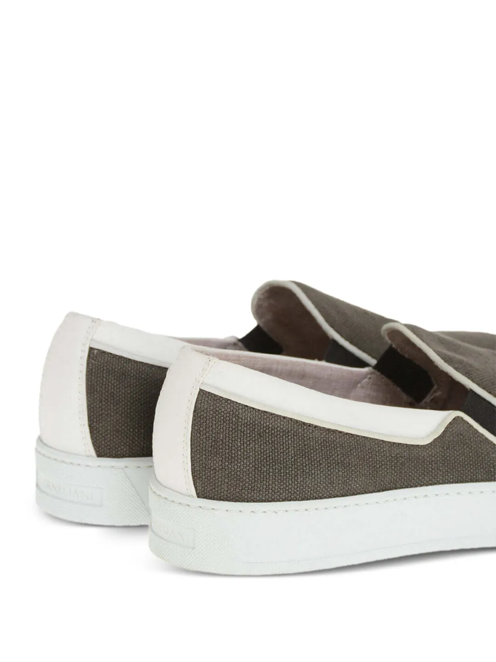 Corneliani slip-on sneakers Groen