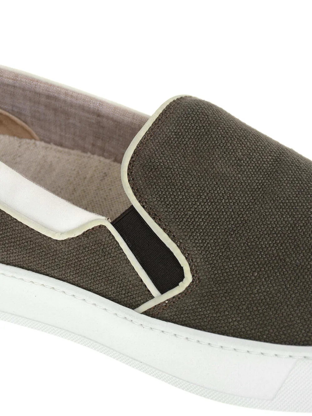 Corneliani slip-on sneakers Groen