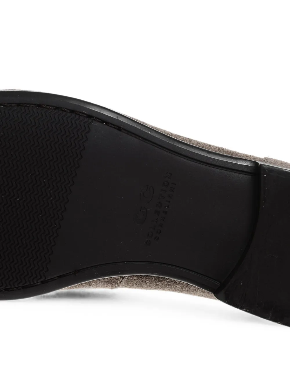 Corneliani tassel-detail suede loafers Grijs