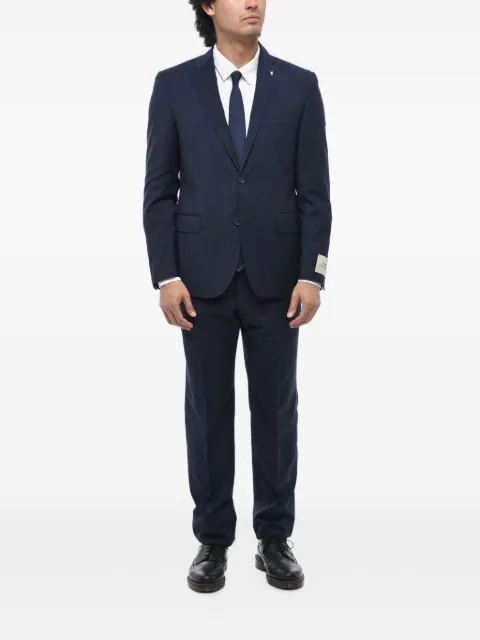 Corneliani single-breasted virgin-wool suit