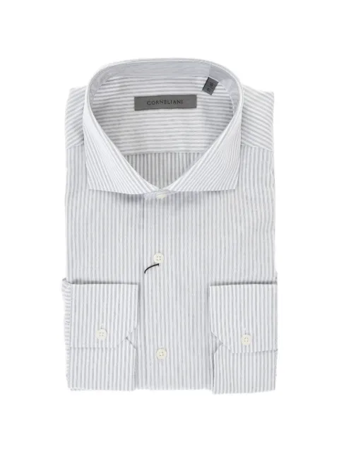Corneliani striped cotton shirt