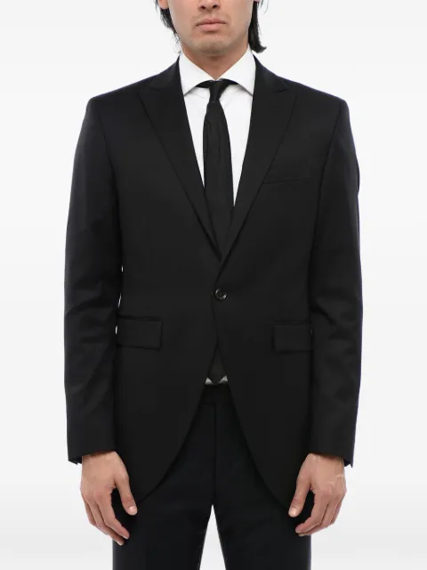 Corneliani peak-lapel single-breasted jacket