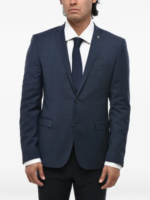 Corneliani checked single-breasted blazer