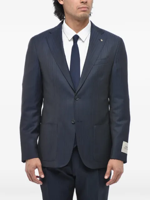 Corneliani single-breasted patch-pocket suit