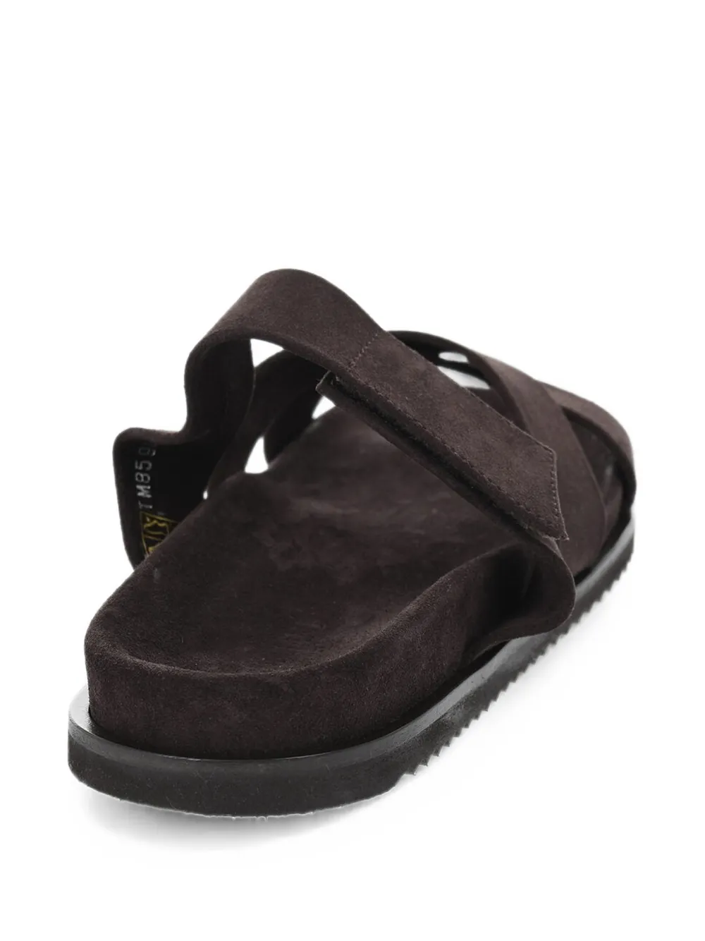 Corneliani criss-cross suede sandals Bruin