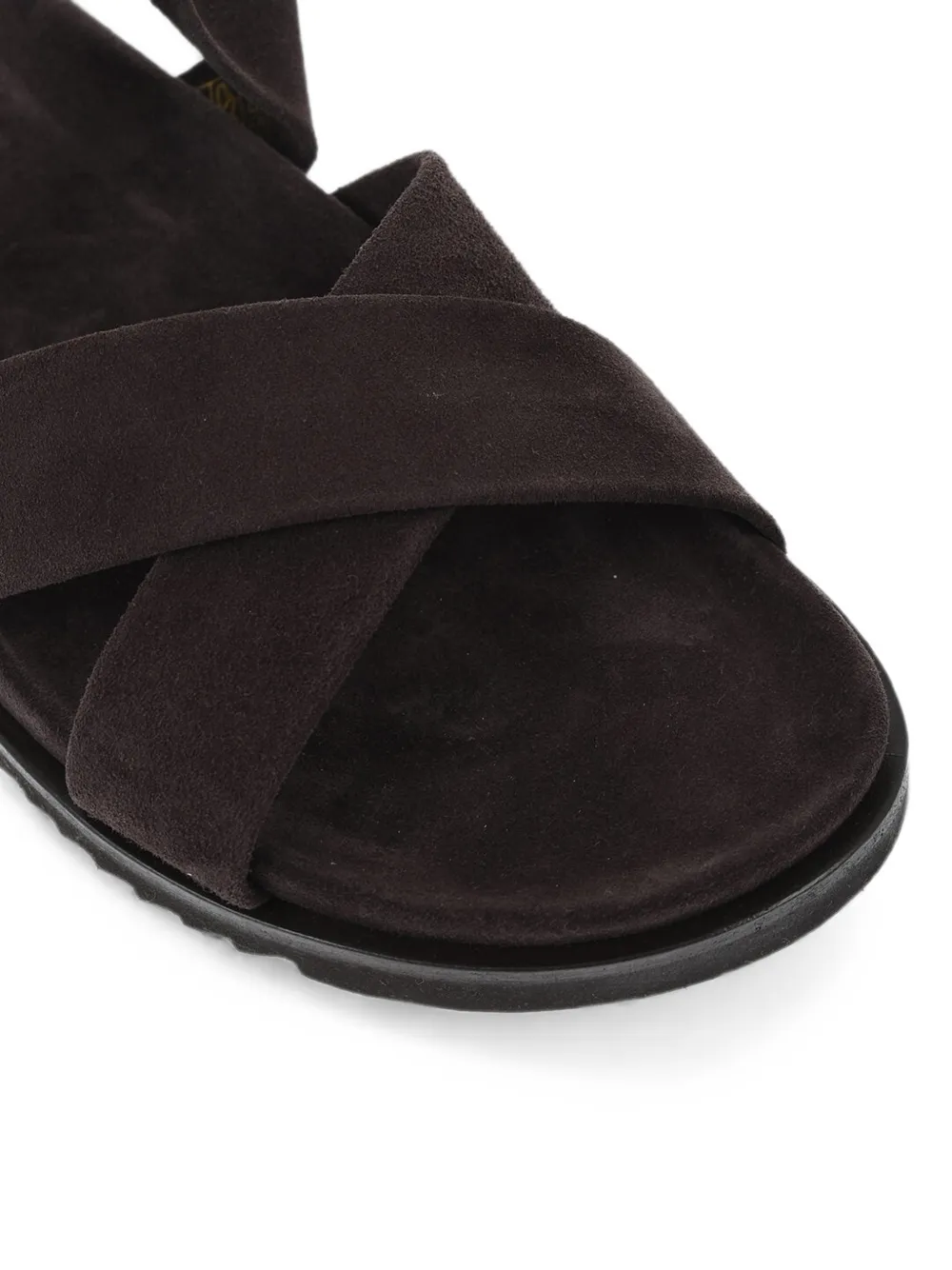 Corneliani criss-cross suede sandals Bruin