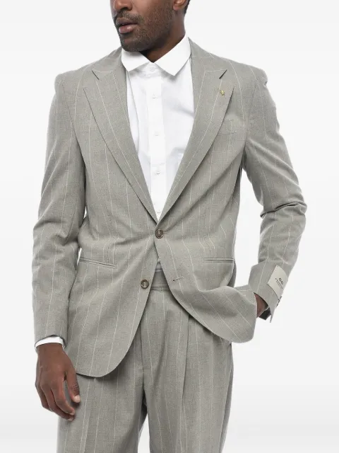 Corneliani pinstriped single-breasted suit