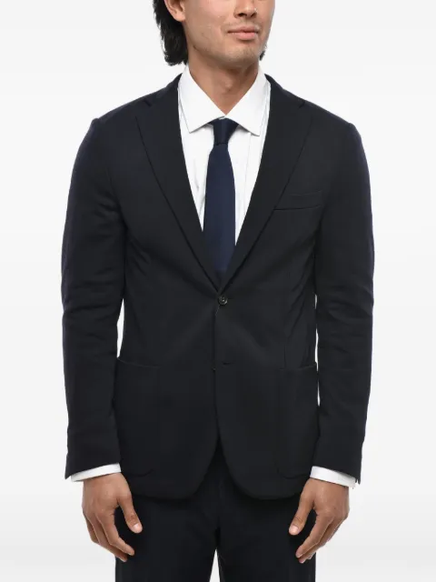 Corneliani single-breasted jersey blazer