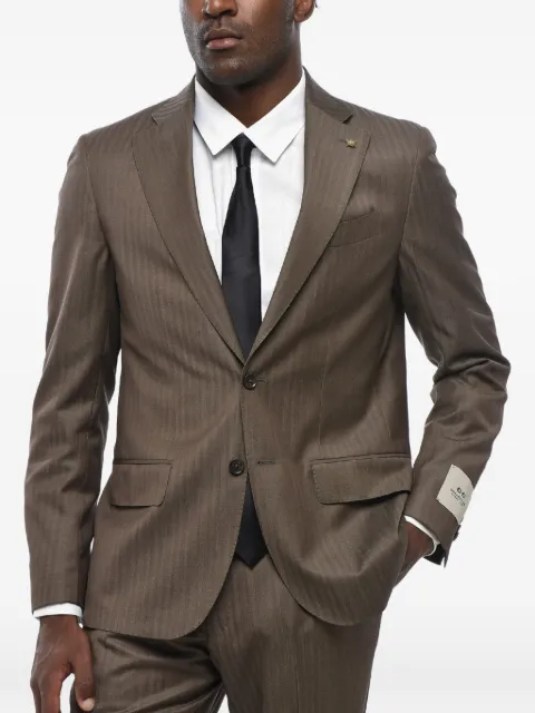 Corneliani Jacquard-Anzug aus Schurwolle