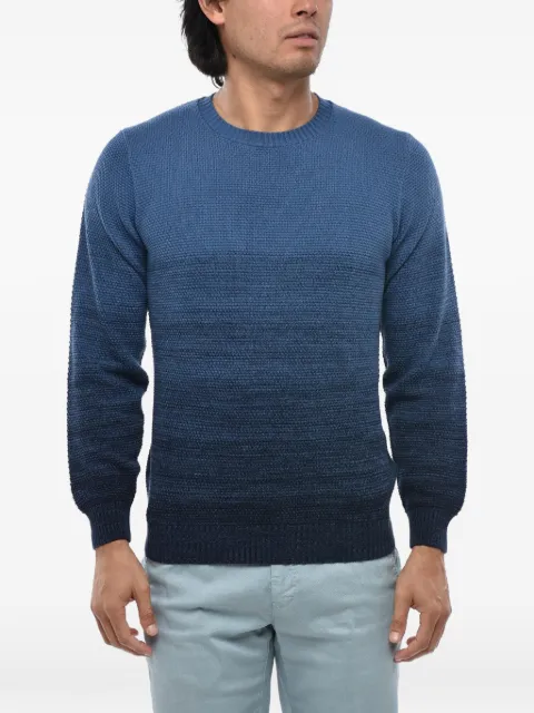 Corneliani ombré-effect crew-neck sweater